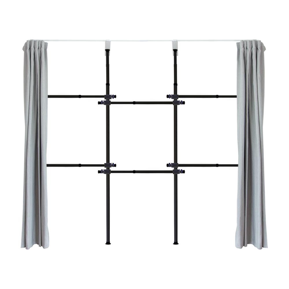 ราวแขวนผ้า 6 ราวแขวน TUGU R31B-GR สีดำ