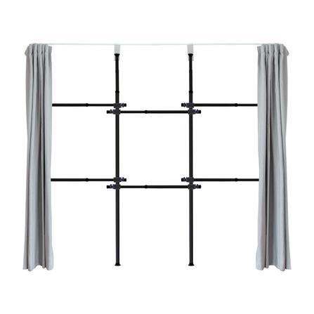 ราวแขวนผ้า 6 ราวแขวน TUGU R31B-GR สีดำ_0