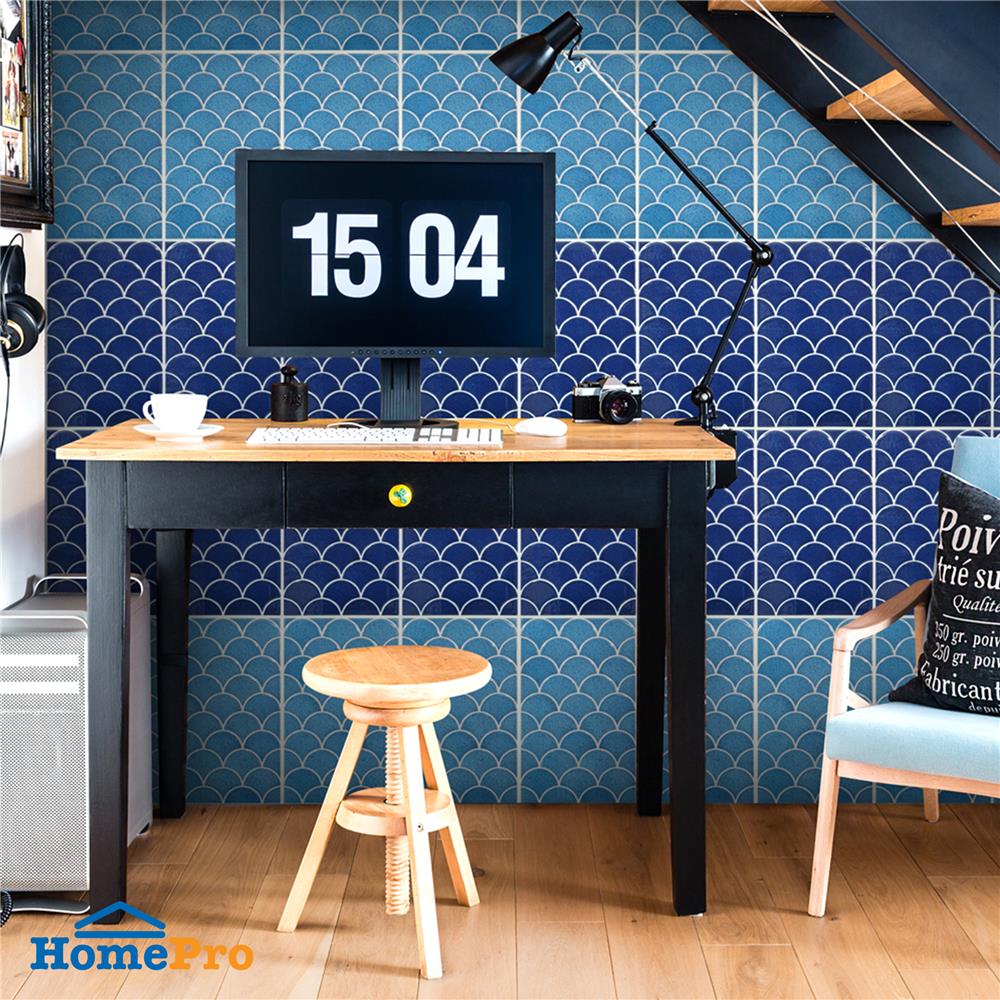 กระเบื้องผนัง 10x16 นิ้ว ARTE เกล็ดศิลา น้ำเงิน 0.4 ตร.ม.