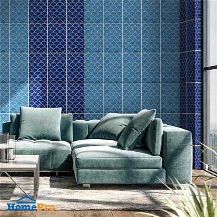 กระเบื้องผนัง 10x16 นิ้ว ARTE เกล็ดศิลา น้ำเงิน 0.4 ตร.ม._5