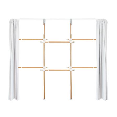 ราวแขวนผ้า 6 ราวแขวน TUGU R32M-W ลายไม้