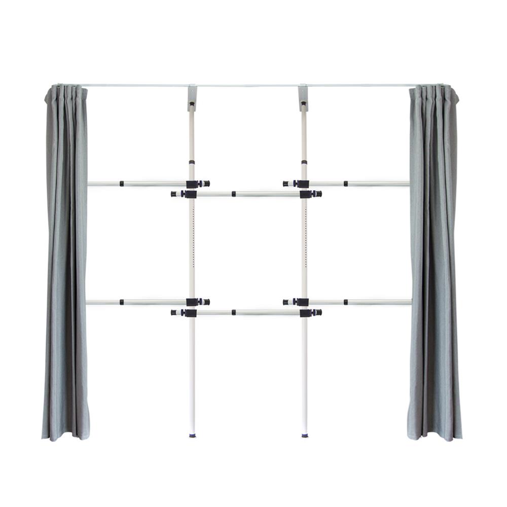 ราวแขวนผ้า 6 ราวแขวน TUGU R30W-DG สีขาว