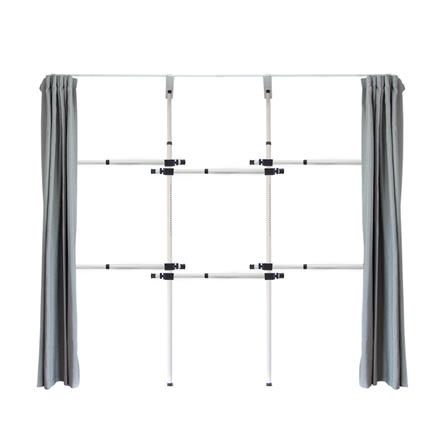 ราวแขวนผ้า 6 ราวแขวน TUGU R30W-DG สีขาว_0