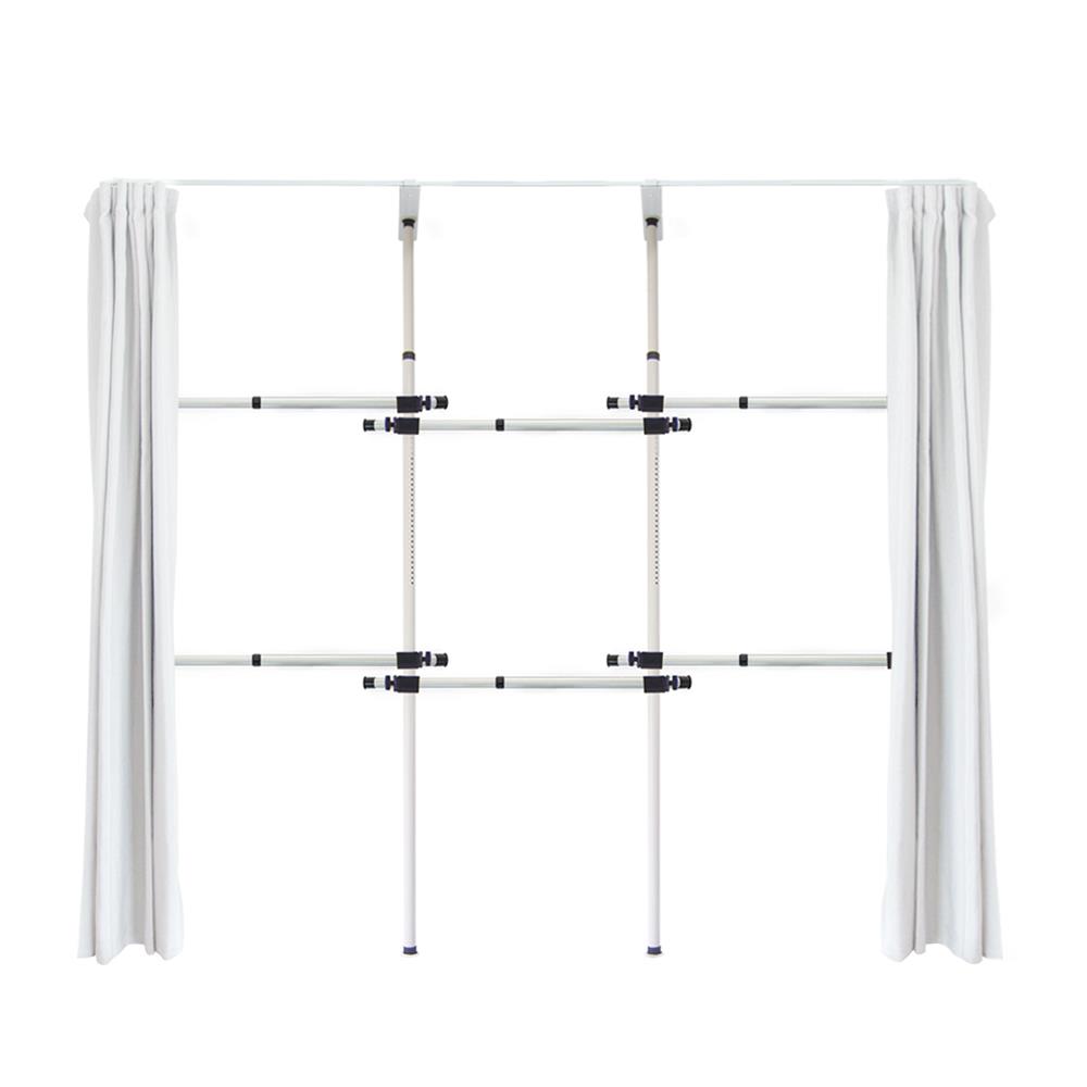 ราวแขวนผ้า 6 ราวแขวน TUGU R30W-W สีขาว