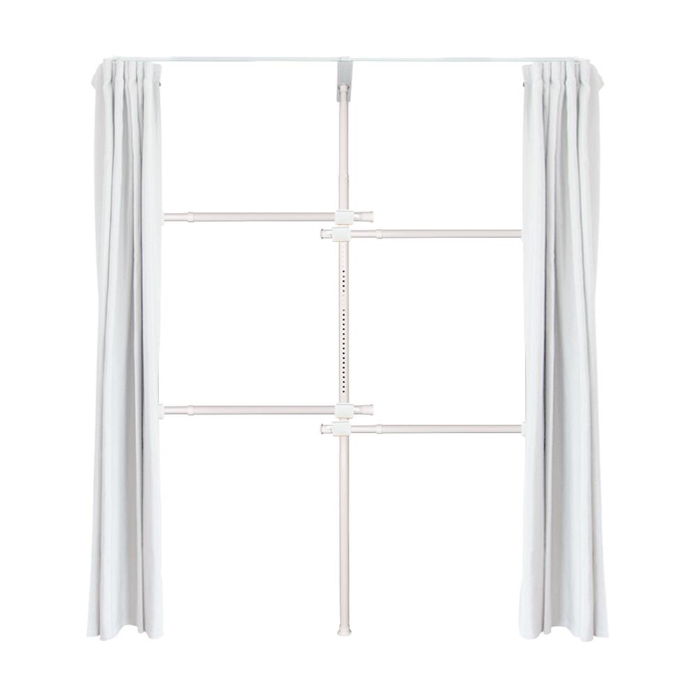 ราวแขวนผ้า 4 ราวแขวน TUGU R33PW-W สีขาว