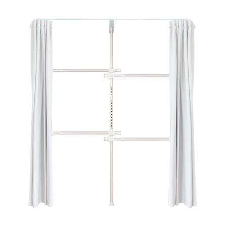 ราวแขวนผ้า 4 ราวแขวน TUGU R33PW-W สีขาว