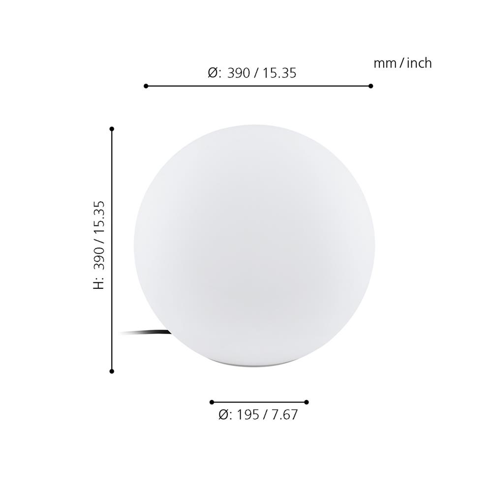 ไฟทางเดิน EGLO MODERN MONTEROLO 98102 สีขาว