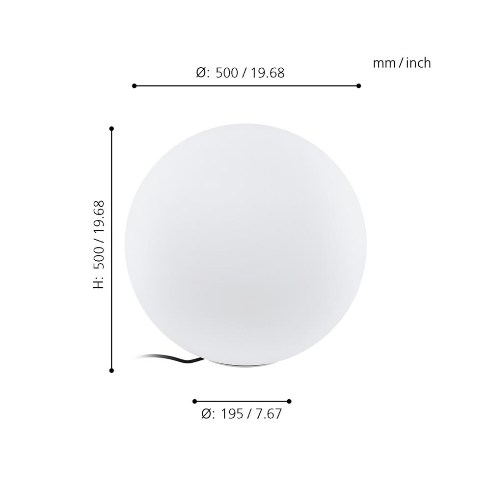 ไฟทางเดิน EGLO MODERN MONTEROLO 98103 สีขาว