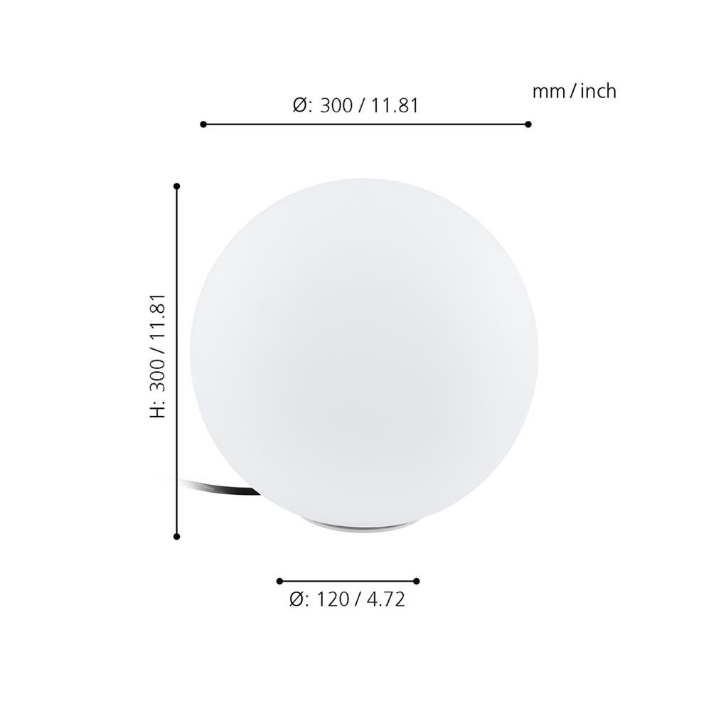 ไฟทางเดิน EGLO MODERN MONTEROLO 98101 สีขาว