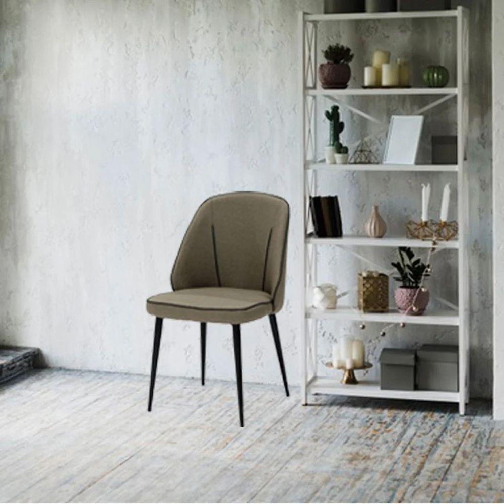 เก้าอี้ห้องอาหาร KONCEPT LAMOON สีน้ำตาลอ่อน