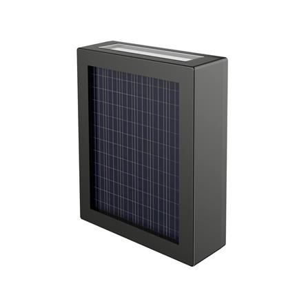 ไฟผนังภายนอก SOLAR PHILIPS BWC010 LED1/730 0.75 วัตต์ WARM WHITE สีดำ_0