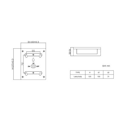 ไฟผนังภายนอก SOLAR PHILIPS BWC010 LED1/730 0.75 วัตต์ WARM WHITE สีดำ_4