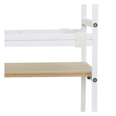 ราวแขวนผ้า 1 ราวแขวน 4 ชั้นวาง PLIM AVA สีขาว_3