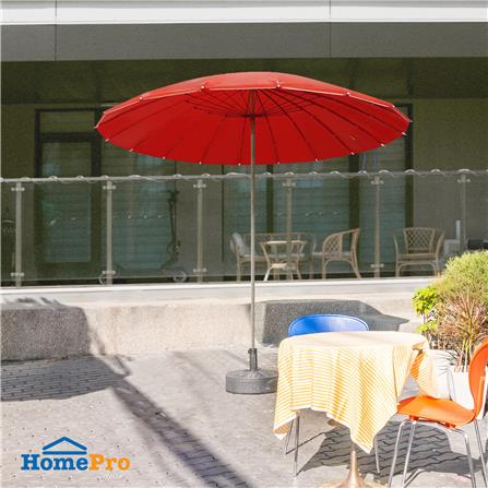ร่มสนามกลม SPRING AM001 50X18 นิ้ว สีแดง_6
