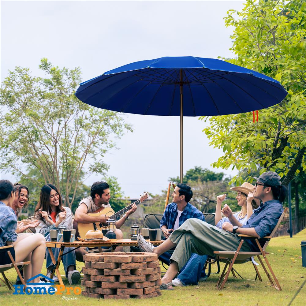 ร่มสนาม SPRING 7900AM-002 60X18 นิ้ว สีฟ้า