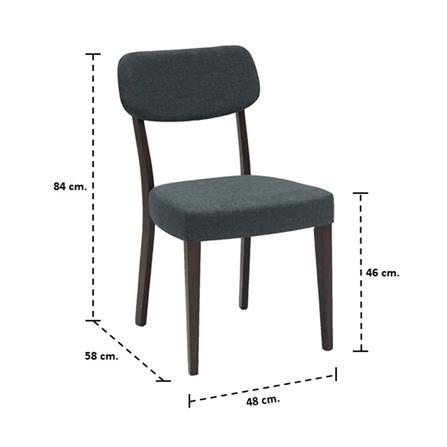 เก้าอี้ห้องอาหาร KONCEPT ERIKSON สีเทา_2