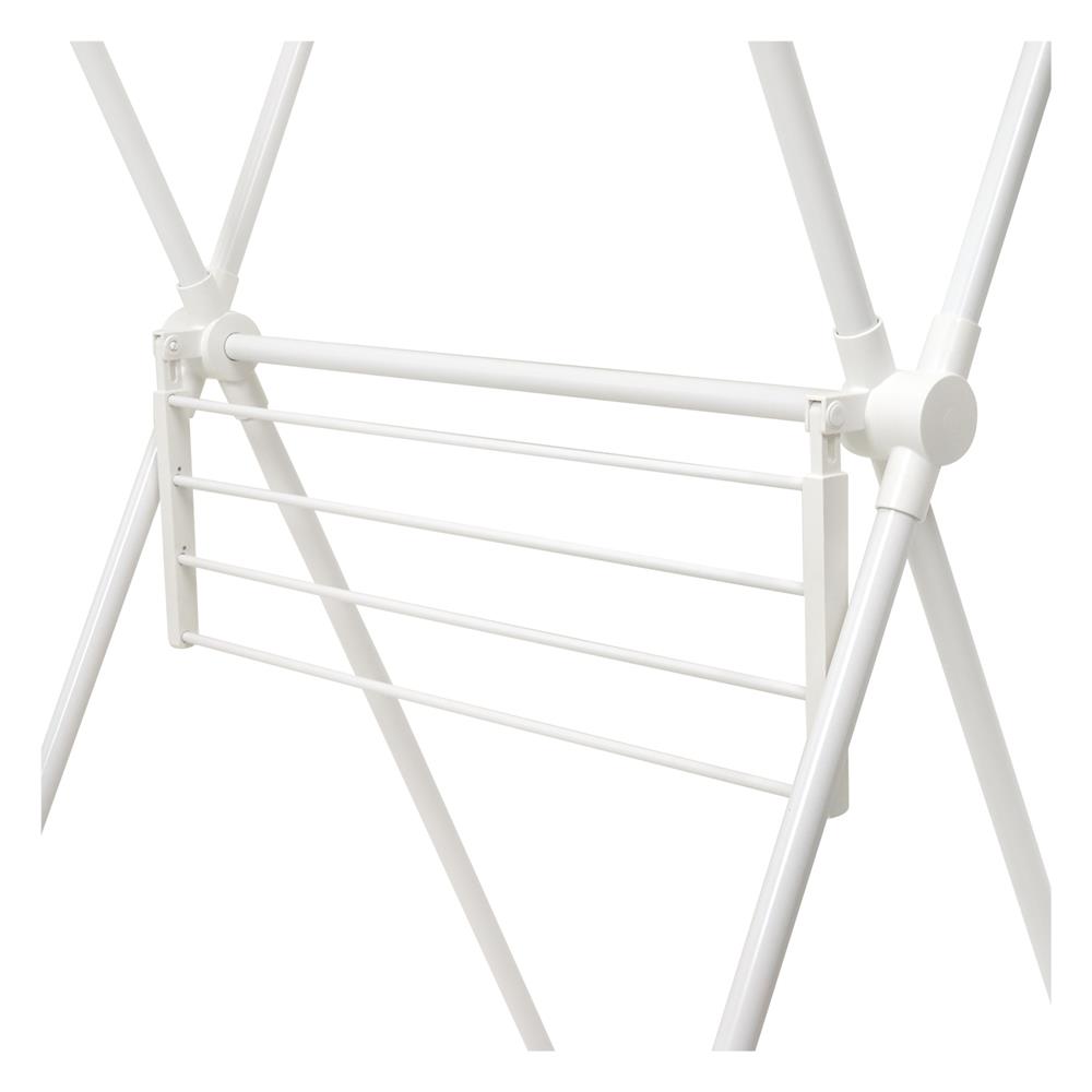 ราวแขวนผ้าขาไขว้พับได้ PLIM 72x67x134 ซม. สีขาว