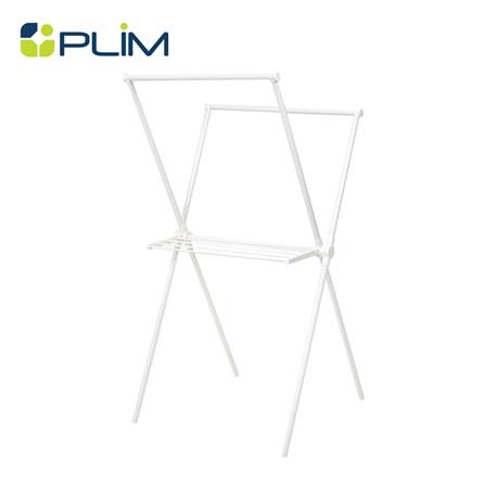 ราวแขวนผ้าขาไขว้พับได้ PLIM 72x67x134 ซม. สีขาว