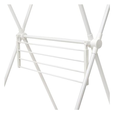 ราวแขวนผ้าขาไขว้พับได้ PLIM 72x67x134 ซม. สีขาว_4