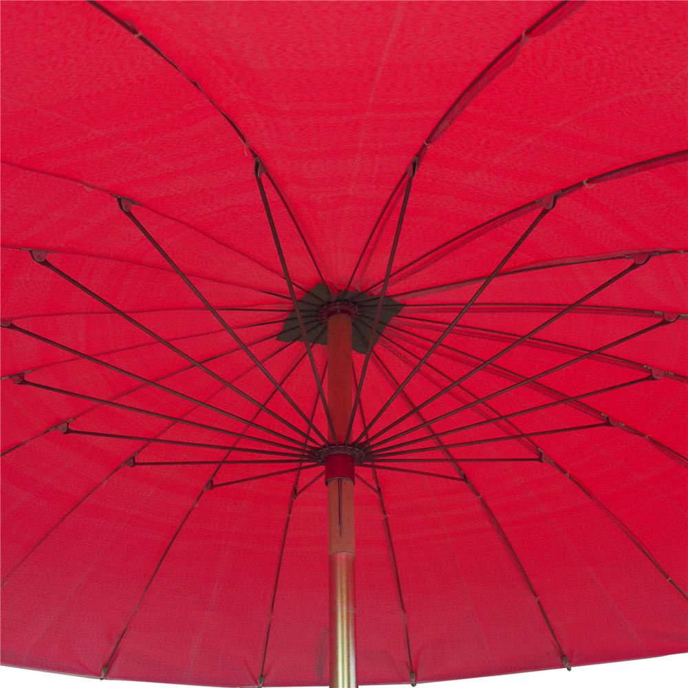 ร่มสนาม SPRING AM001 42X18 นิ้ว สีแดง