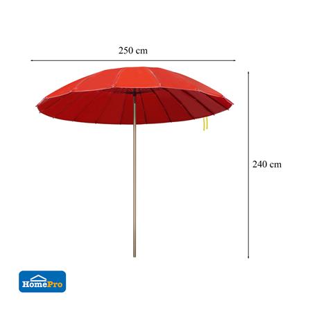 ร่มสนาม SPRING 7900AM-002 50X18 นิ้ว สีแดง_8