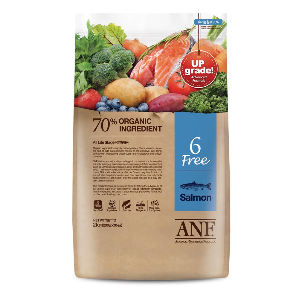อาหารสุนัข ANF ORGANIC 6 FREE SALMON 2 กก.