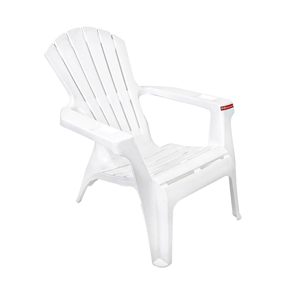 เก้าอี้พลาสติกเอนนอน SUPERWARE CH-66 สีขาว