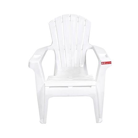 เก้าอี้พลาสติกเอนนอน SUPERWARE CH-66 สีขาว_1