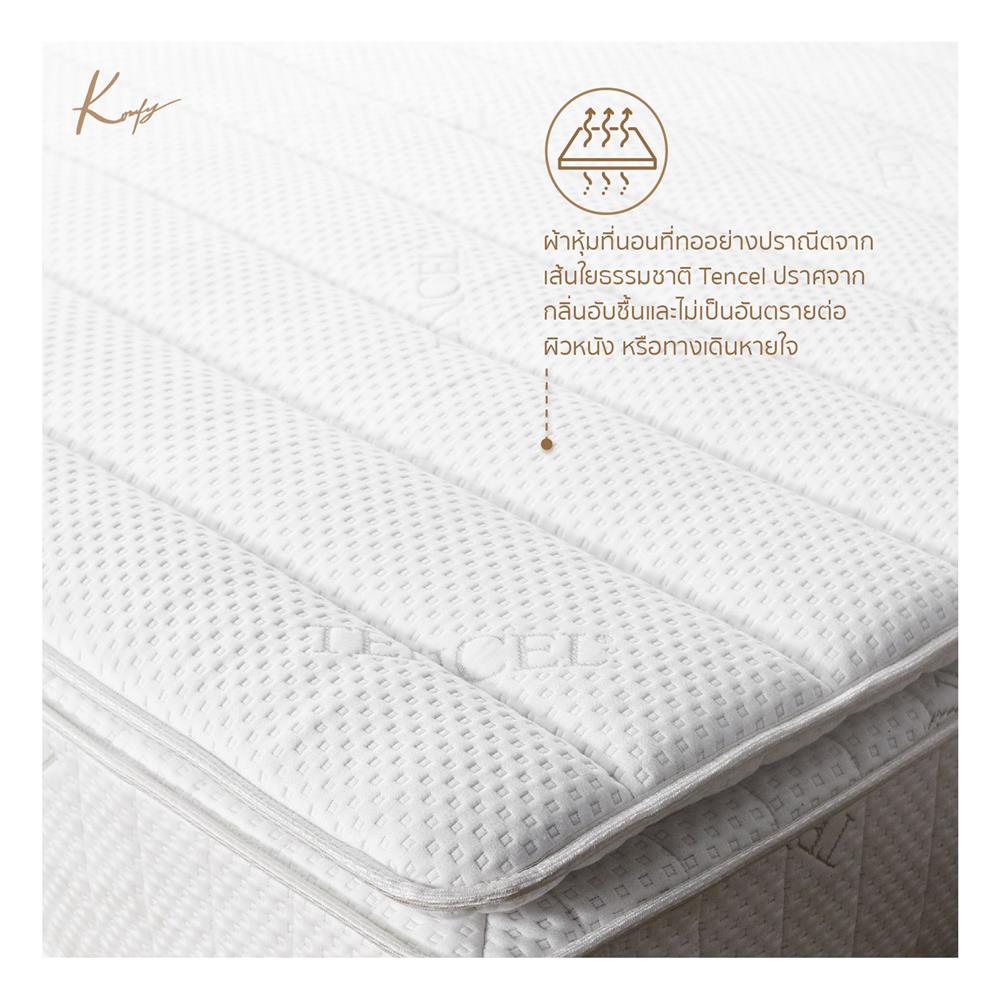 ที่นอน 6 ฟุต KOMFY KLOUD KOSMO (พร้อมชุดเครื่องนอน 6 ชิ้น)