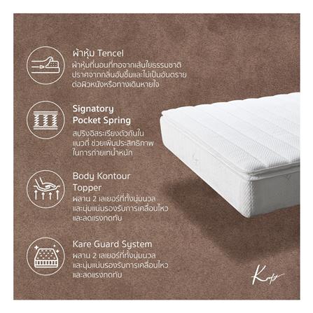 ที่นอน 6 ฟุต KOMFY KLOUD KOSMO (พร้อมชุดเครื่องนอน 6 ชิ้น)_5