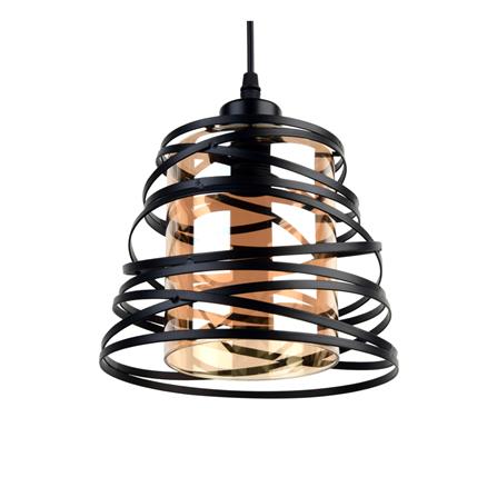 ไฟช่อ LUMAX MDL 01-02928 สีดำ/ชา/น้ำตาล 1 หัว_1