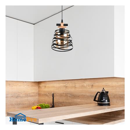 ไฟช่อ LUMAX MDL 01-02928 สีดำ/ชา/น้ำตาล 1 หัว_3