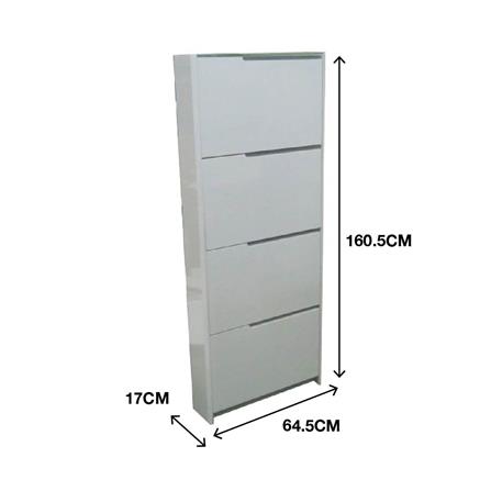 ตู้วางรองเท้า KONCEPT JORITA 64.5 ซม. สีขาว_3