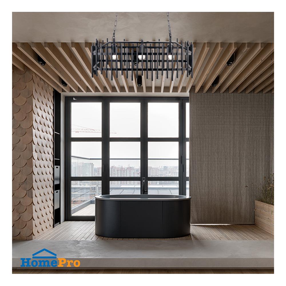 ไฟช่อ LUMAX MD 01-02930 สีดำ 3 หัว