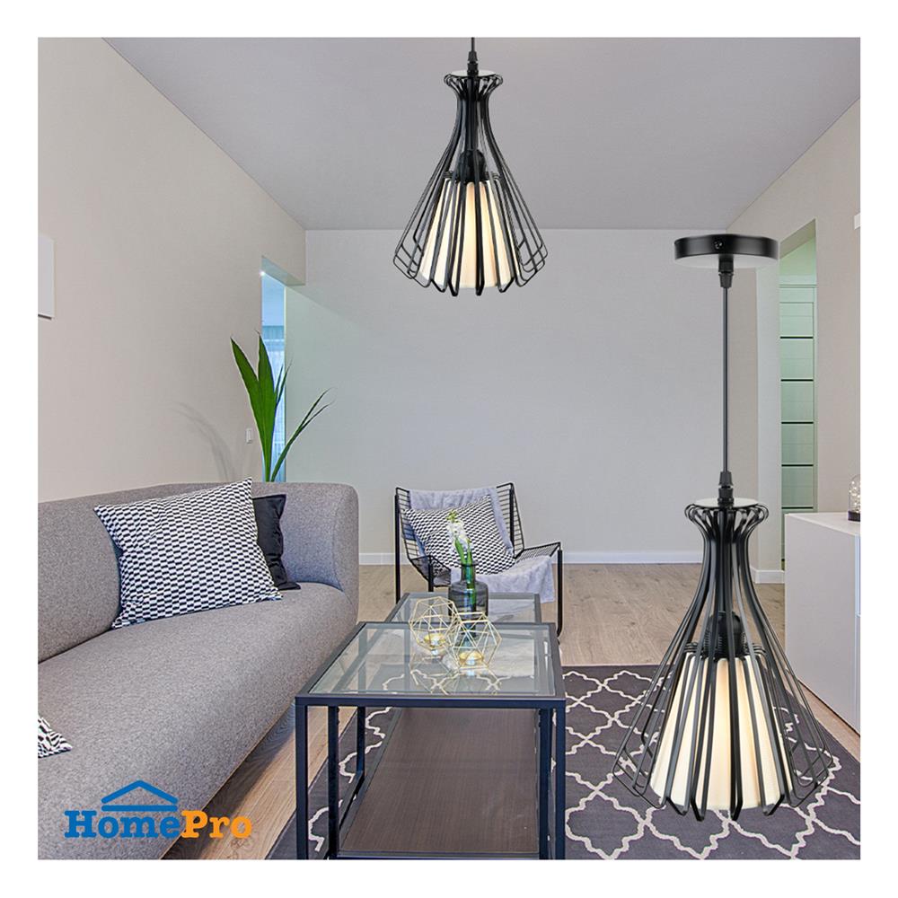 ไฟช่อ LUMAX MDL 01-02926 สีดำ/น้ำตาล 1 หัว