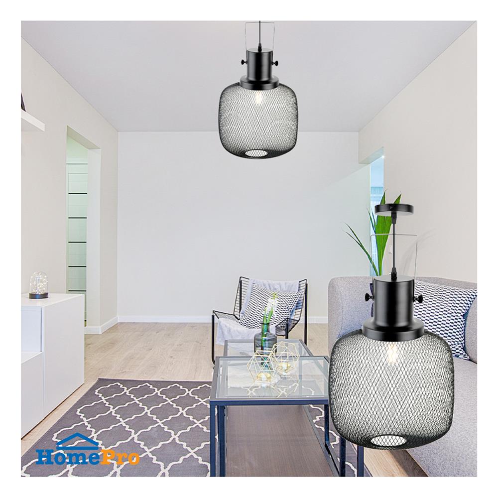 ไฟช่อ LUMAX MDL 01-02922 สีดำ 1 หัว