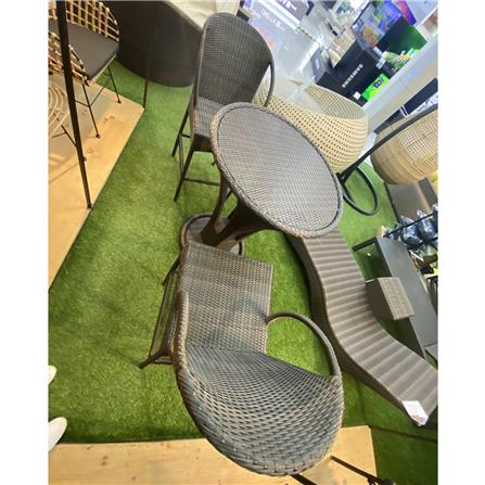 ชุดบาร์หวายเทียม IVY BS010 ROUTE BAR SET สีน้ำตาลเข้ม_2