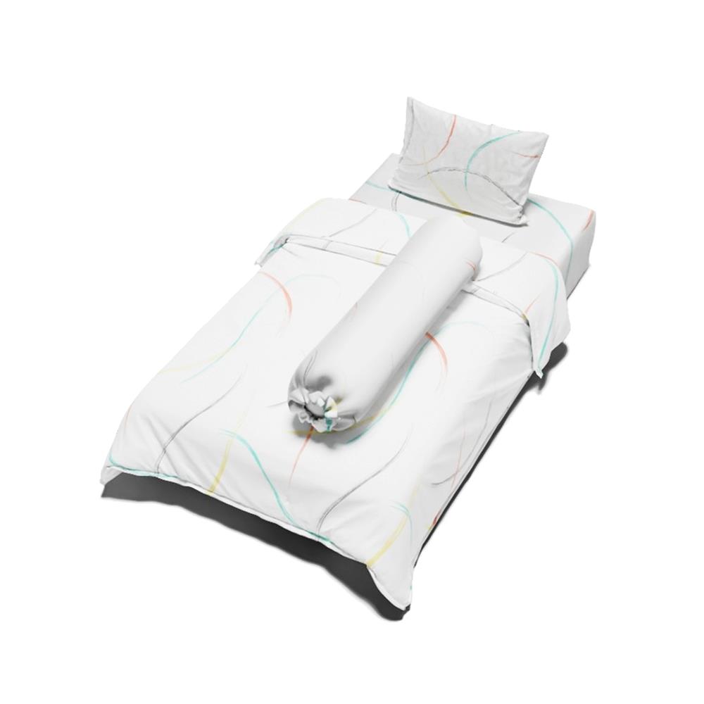 ชุดผ้าปูที่นอน 3.5 ฟุต 4 ชิ้น FACINO PRINT FA072