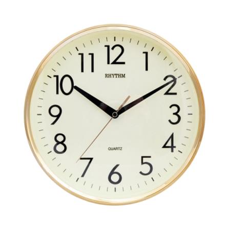 นาฬิกาแขวน RHYTHM CMG716BR18 10 นิ้ว สีทอง