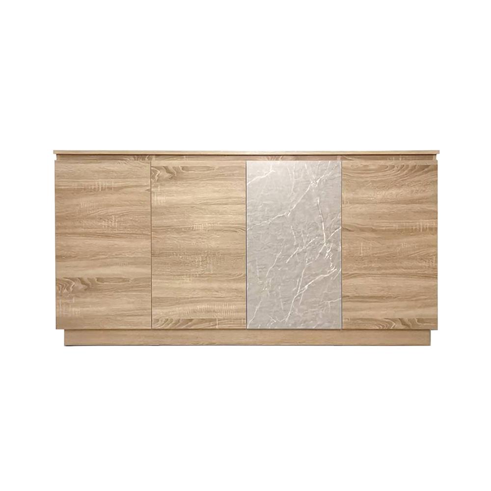 ตู้วางทีวี ME LIVING 160 ซม. สี SOLID OAK/MARBLE GREY