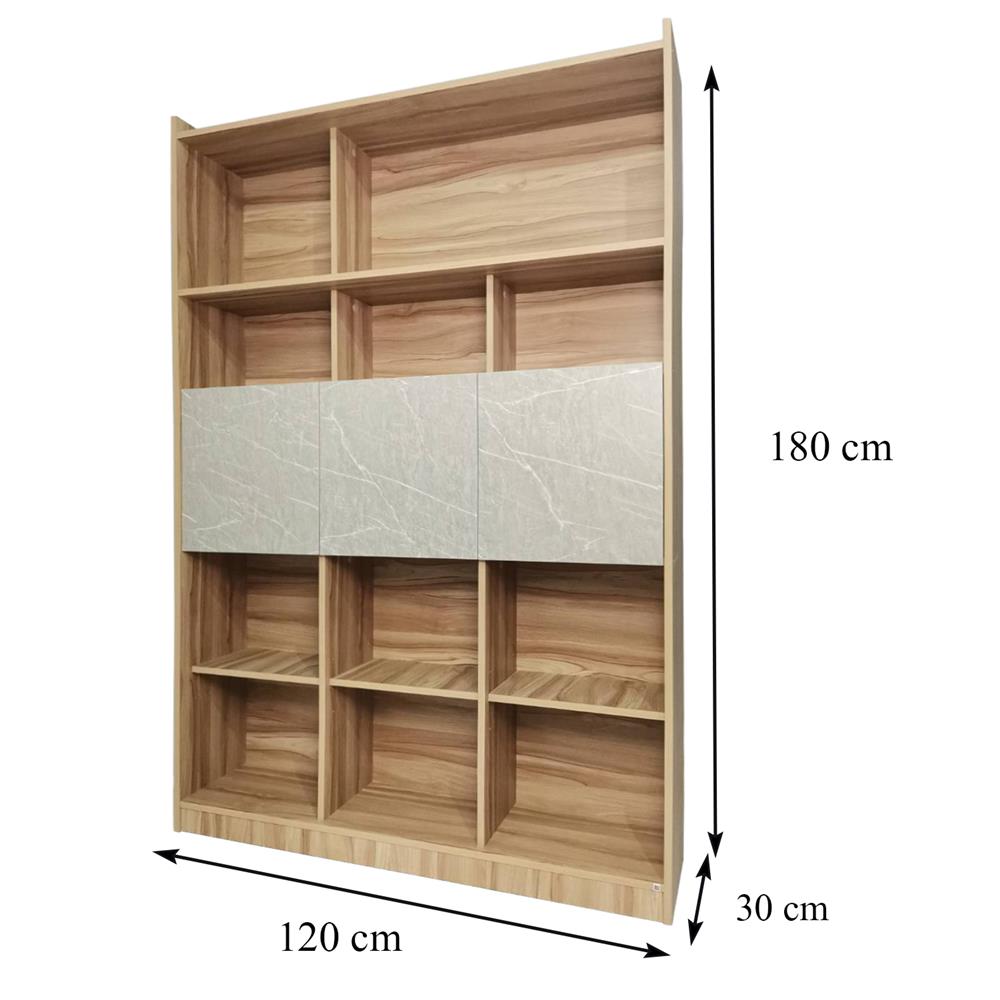 ชั้นวางของผสม 5 ชั้น ME LIVING สี ROMA/MARBLE GREY