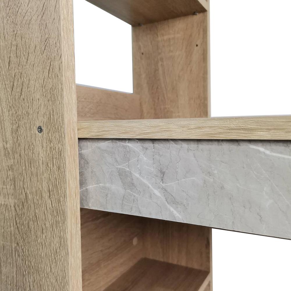 โต๊ะทำงาน ME LIVING 96 ซม. สี SOLID OAK/MARBLE