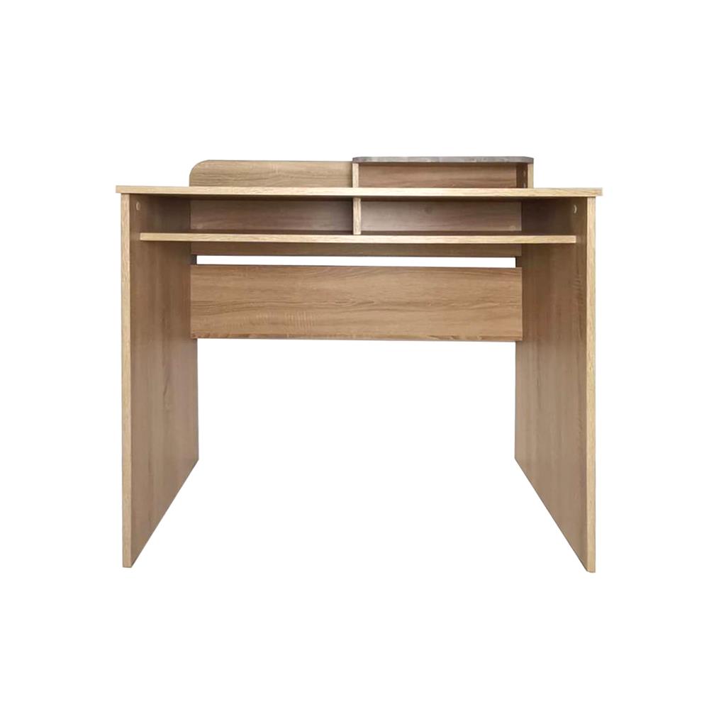 โต๊ะทำงาน ME LIVING 90 ซม. สี SOLID OAK/MARBLE GREY