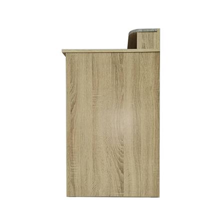 โต๊ะทำงาน ME LIVING 90 ซม. สี SOLID OAK/MARBLE GREY_1