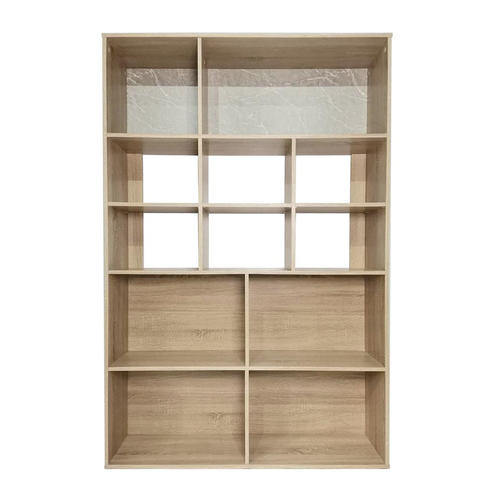 ชั้นวางของ 5 ชั้น ME LIVING สี SOLID OAK/MARBLE GREY