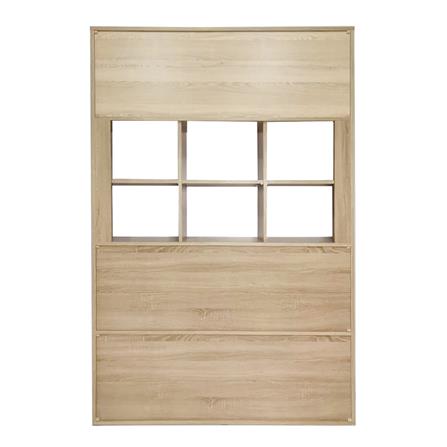 ชั้นวางของ 5 ชั้น ME LIVING สี SOLID OAK/MARBLE GREY_3