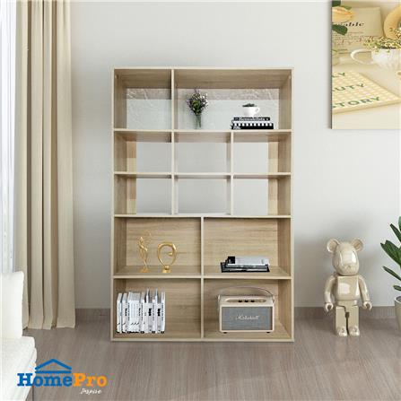 ชั้นวางของ 5 ชั้น ME LIVING สี SOLID OAK/MARBLE GREY_4