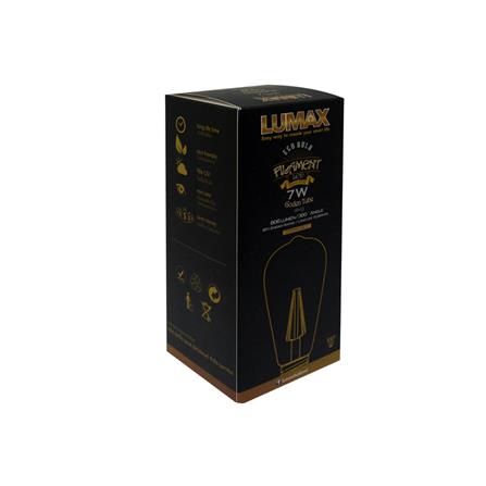 หลอด LED LUMAX FILAMENT ST64 7 วัตต์ WARM WHITE E27_1