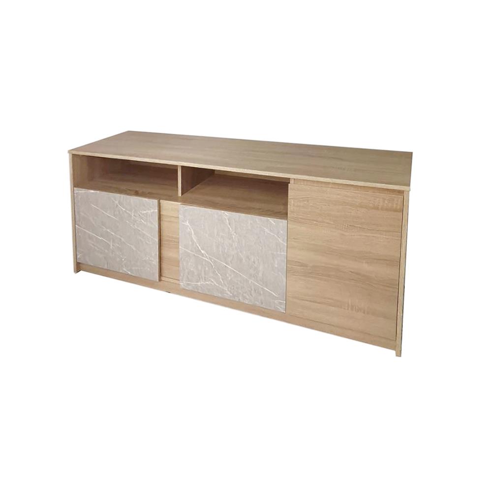 ตู้วางทีวี ME LIVING 150 ซม. สี SOLID OAK/MARBLE GREY
