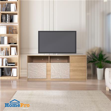 ตู้วางทีวี ME LIVING 150 ซม. สี SOLID OAK/MARBLE GREY_4